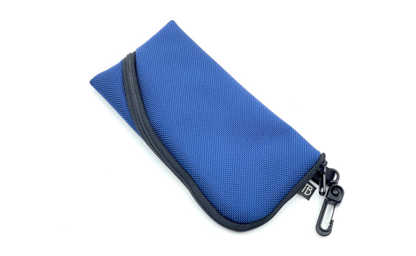 A Small Ghost Whale Pouch in Navy.